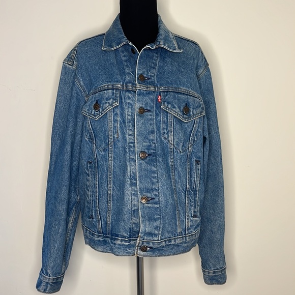 LEVI’S Vintage Denim Jean Jacket 70506-0214 42R - Picture 2 of 7